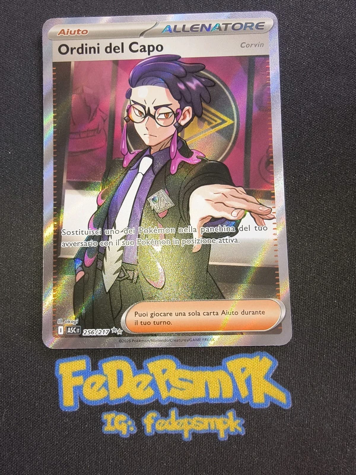Pokemon - Ordini Del Capo 256/217 - Ascesa Eroica - ITA NM 2A3