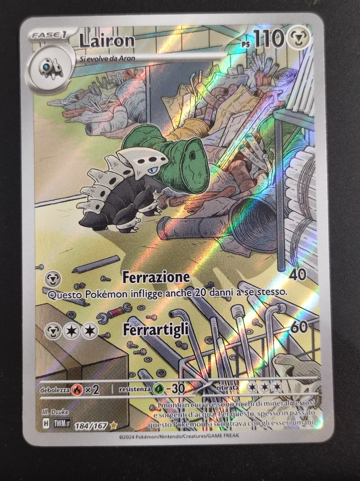 LAIRON - 184/167 – CREPUSCOLO MASCHERATO – POKèMON
