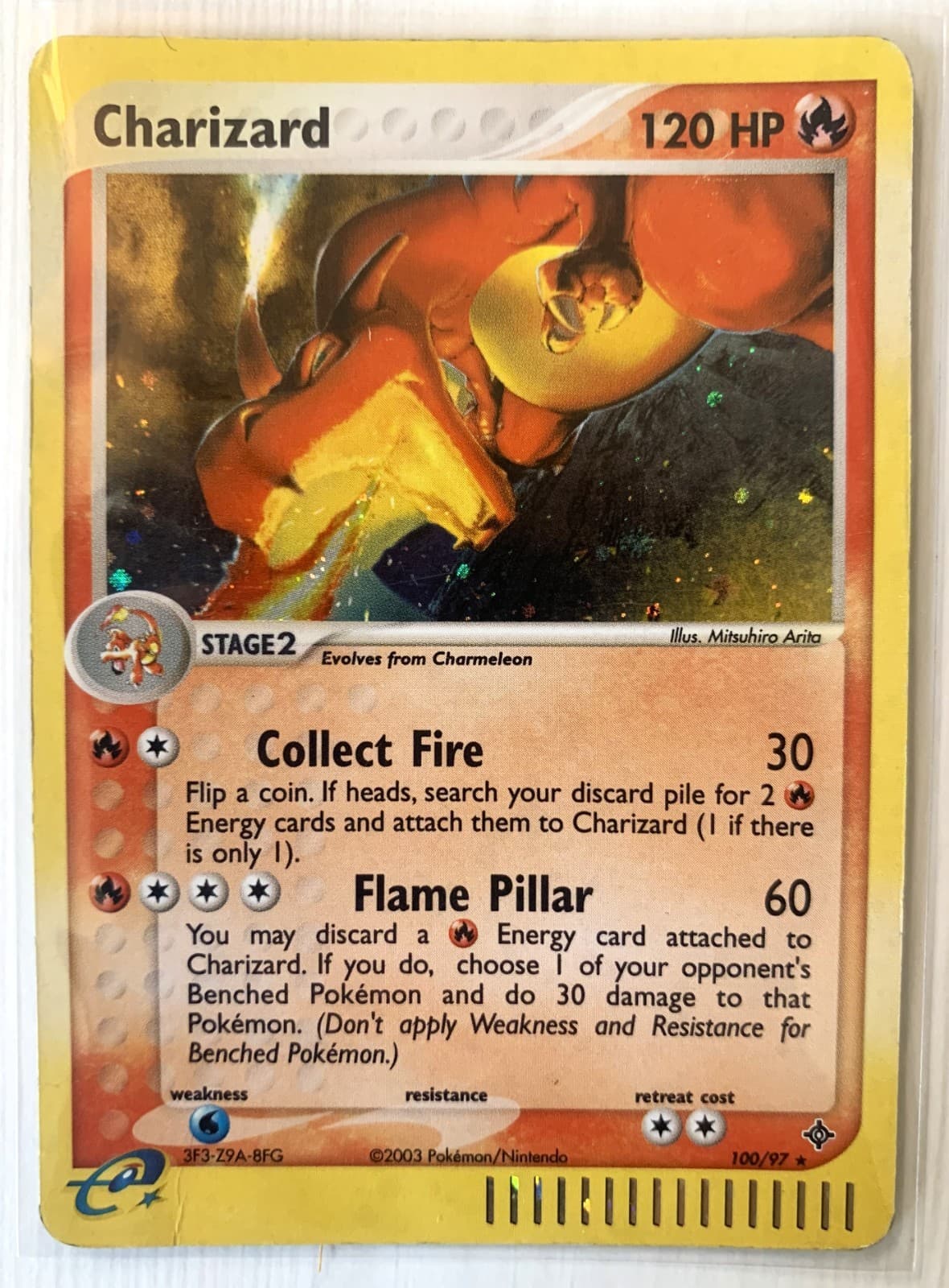 Charizard Rare 100/97 EX Dragon Holo 2003