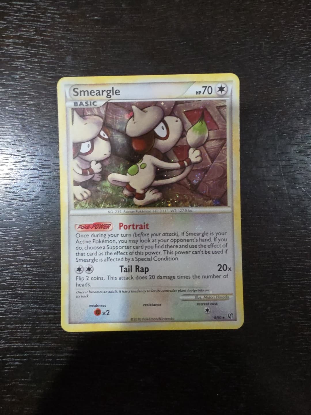 Smeargle 8/90 Undaunted Holo