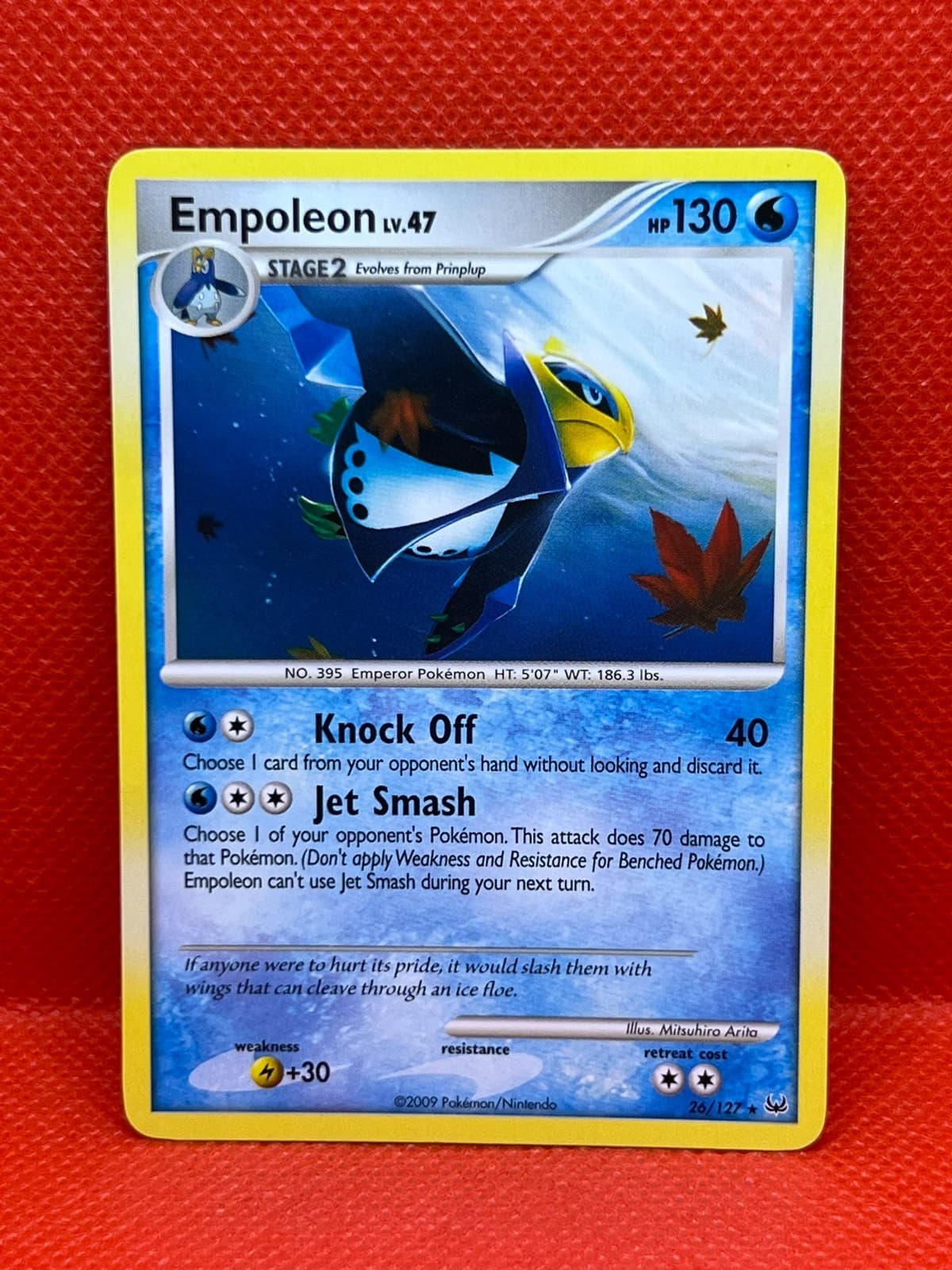 Pokémon Tcg Empoleon 26/127 Platinum Non Holo