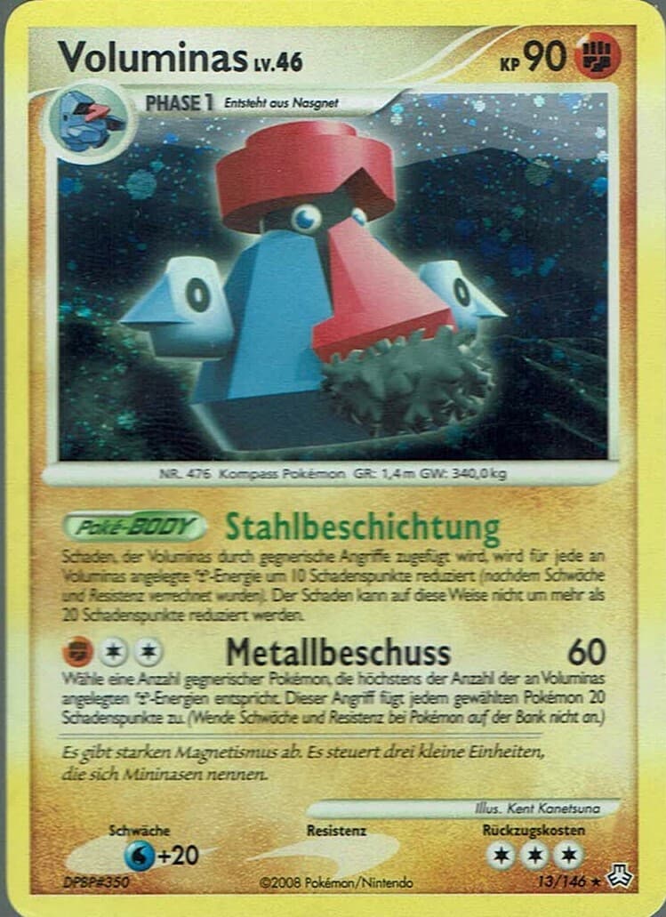 Pokemon Karte Erwachte Legenden Nr. 13/146 Voluminas Holo deutsch