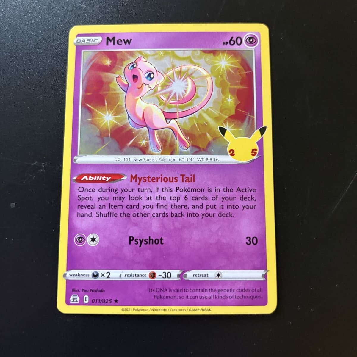 Mew 11 Celebrations Pokemon TCG LP
