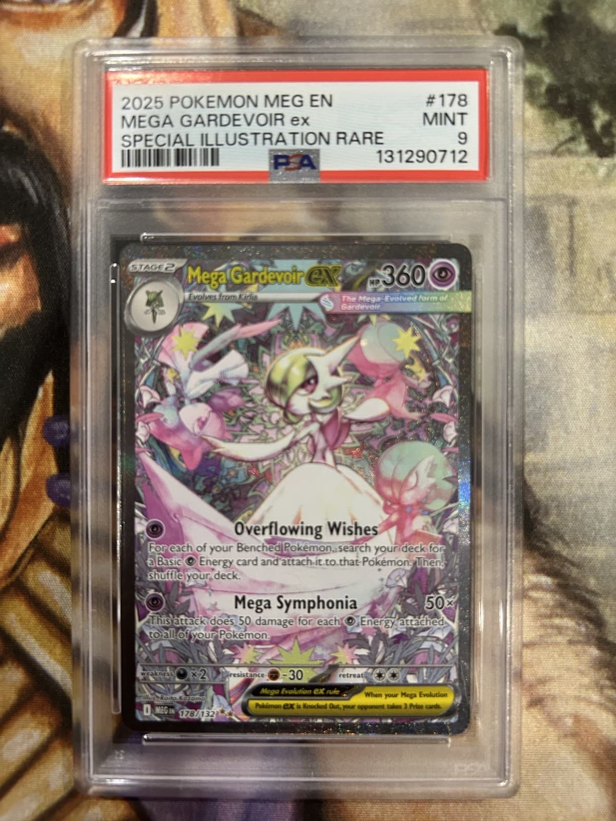 Mega Gardevoir ex 178/132 Pokemon Mega Evolution SIR English Holo - PSA 9 🔥