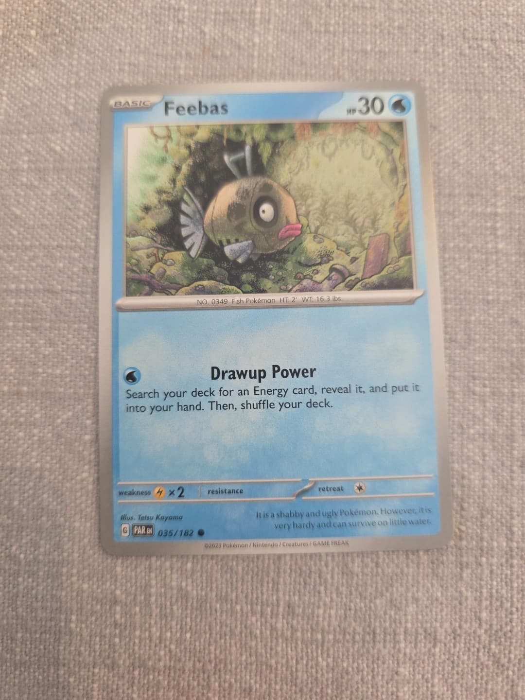 Feebas 35/182 Common | Paradox Rift | Pokemon Card