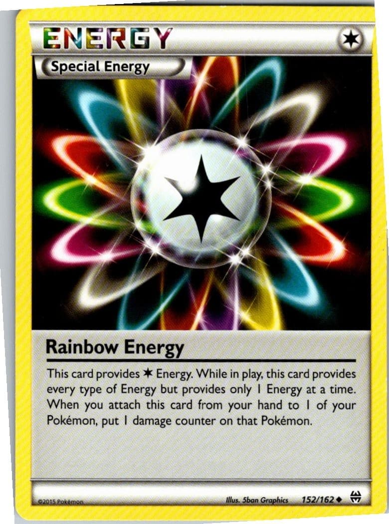 Rainbow Energy [BKT - 152/162] Pokemon LP