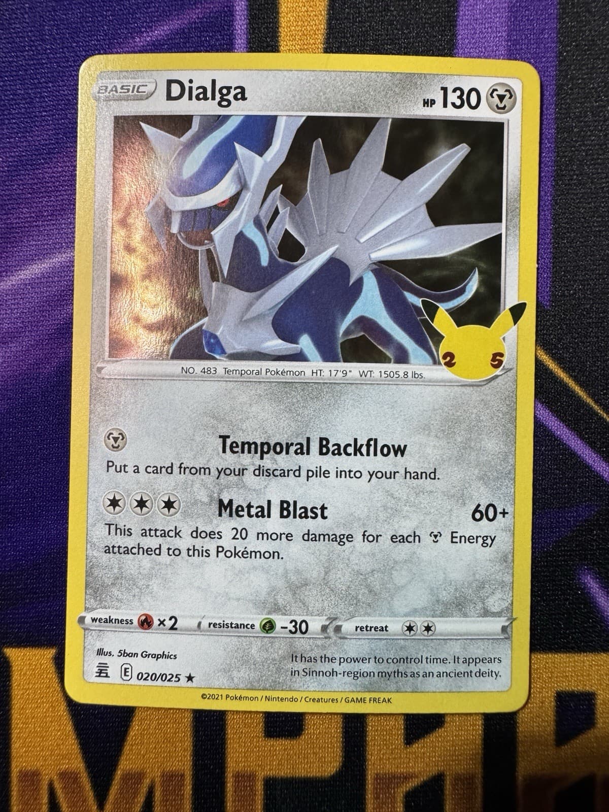 Pokemon TCG 25th Anniversary Celebrations - 20/25 Dialga