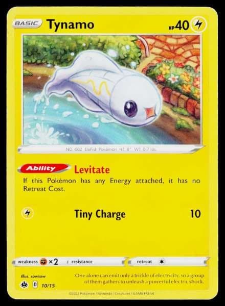 Tynamo 10/15 McDonald's Collection 2022 Common LP Pokemon TCG