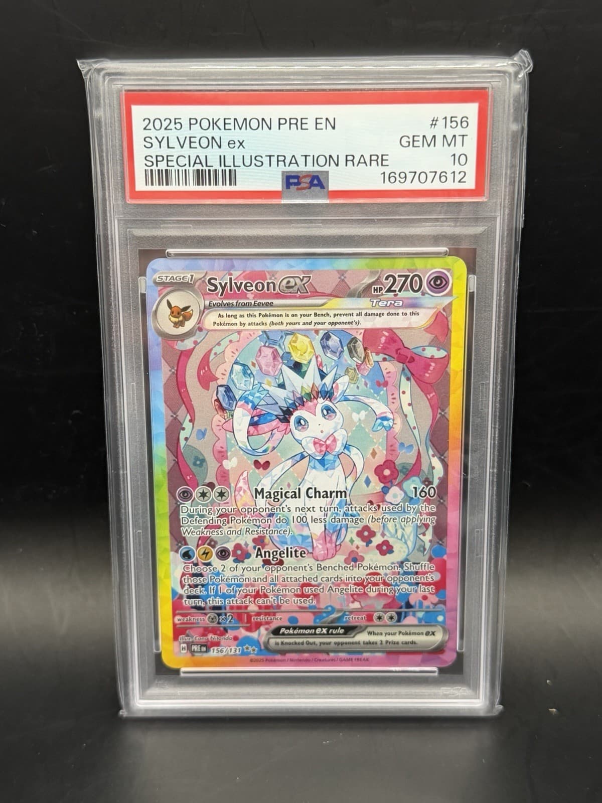 Sylveon ex 156/131 SIR PSA 10 Pokemon Prismatic Evolutions