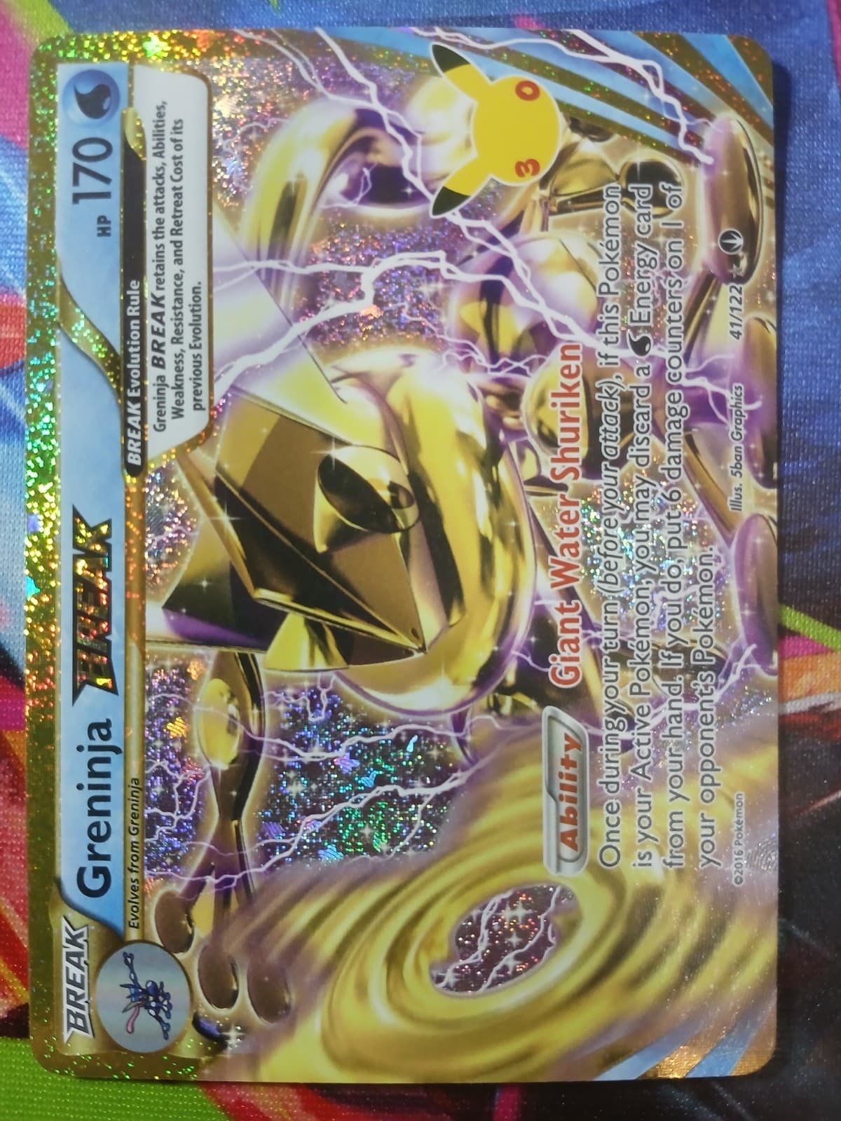 Pokemon 30th Celebration Greninja BREAK 41/122 Classic Collection 2026 NM