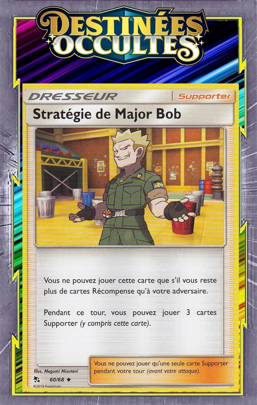 Stratégie de Major Bob -SL11.5:Destinées Occultes- 60/68-Carte Pokemon Neuve FR