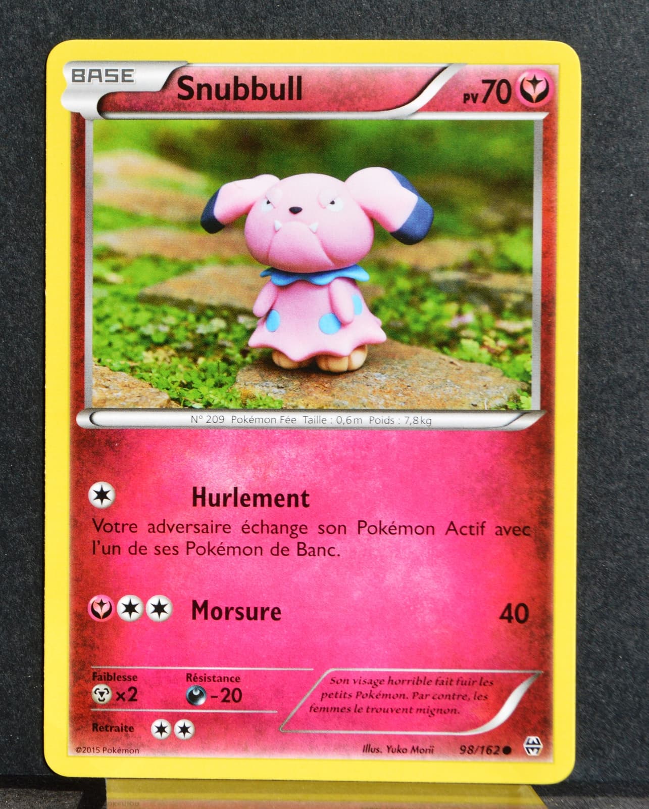 carte Pokémon 98/162 Snubbull XY08 - Impulsion Turbo NEUF FR