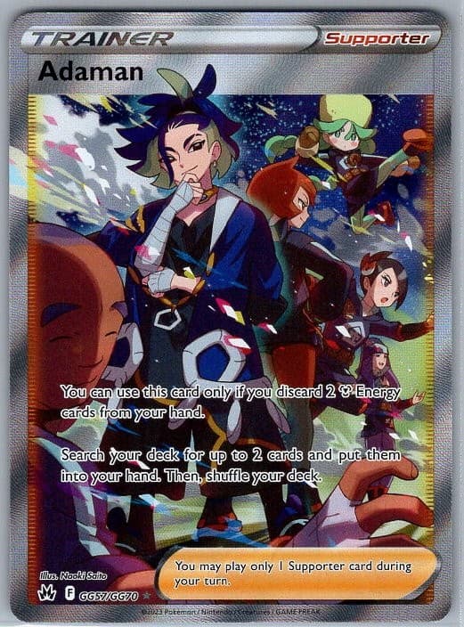 Adaman GG57/GG70 Ultra Rare SWSH: Crown Zenith: Galarian Gallery NM