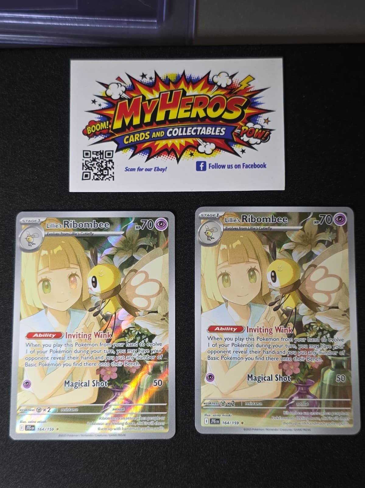 Lillie's Ribombee 164/159 Illustration Rare - Journey Together - Pokemon TCG