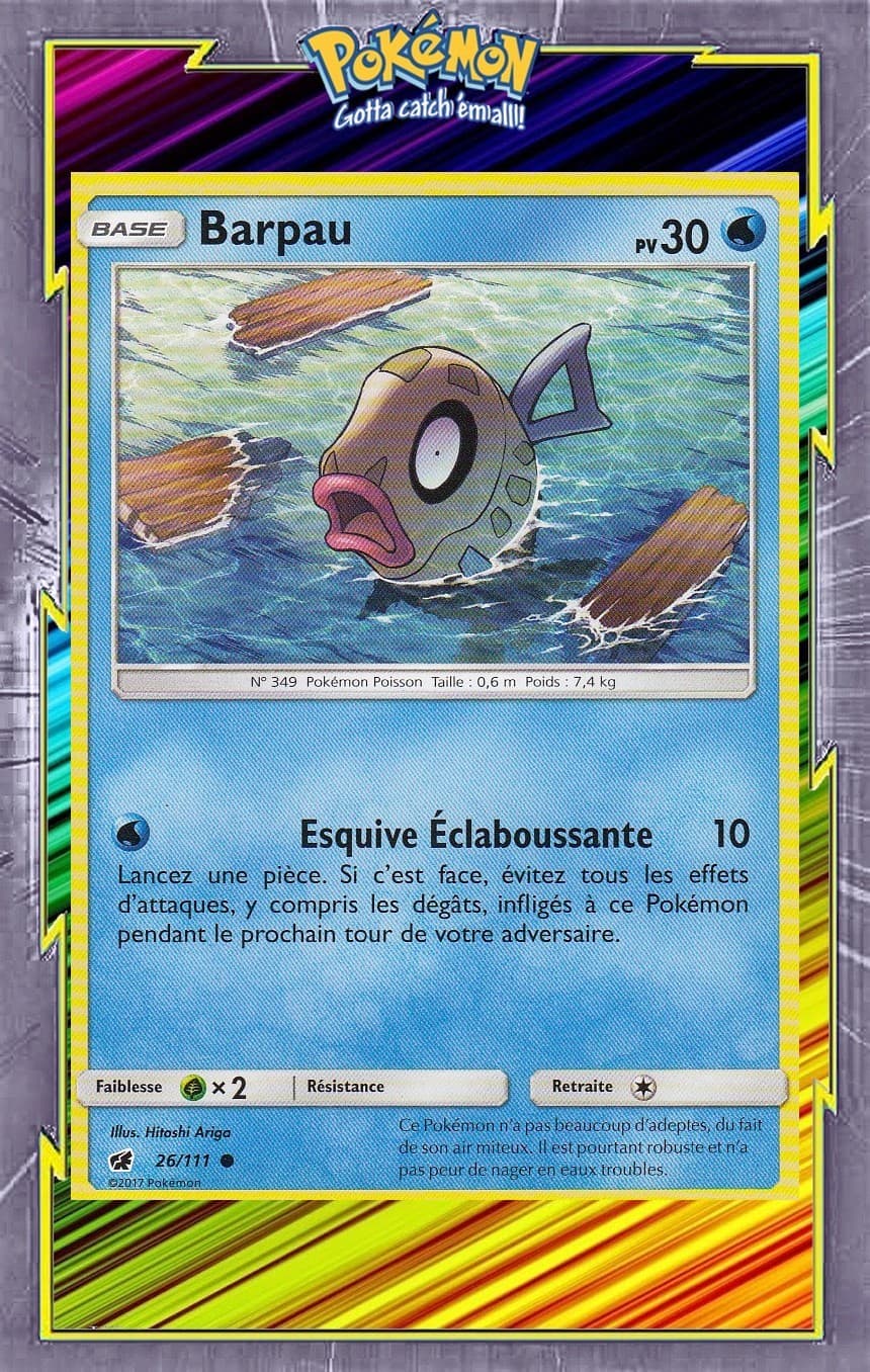 Barpau - SL4:Invasion Carmin - 26/111 - Carte Pokemon Neuve Française