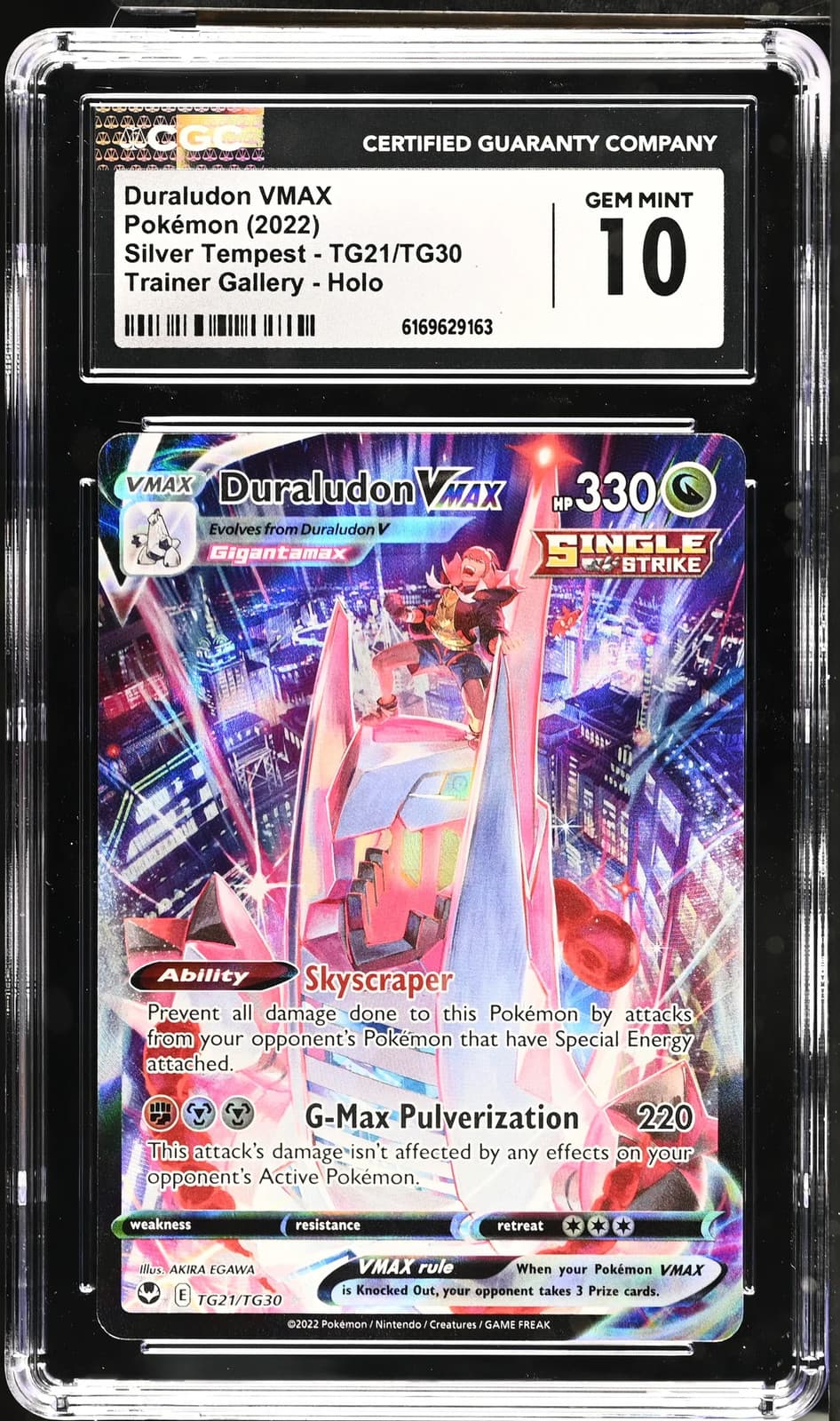 Duraludon VMAX TG21/TG30 Silver Tempest Trainer Gallery CGC 10 Graded Pokemon — photo 1 of 2