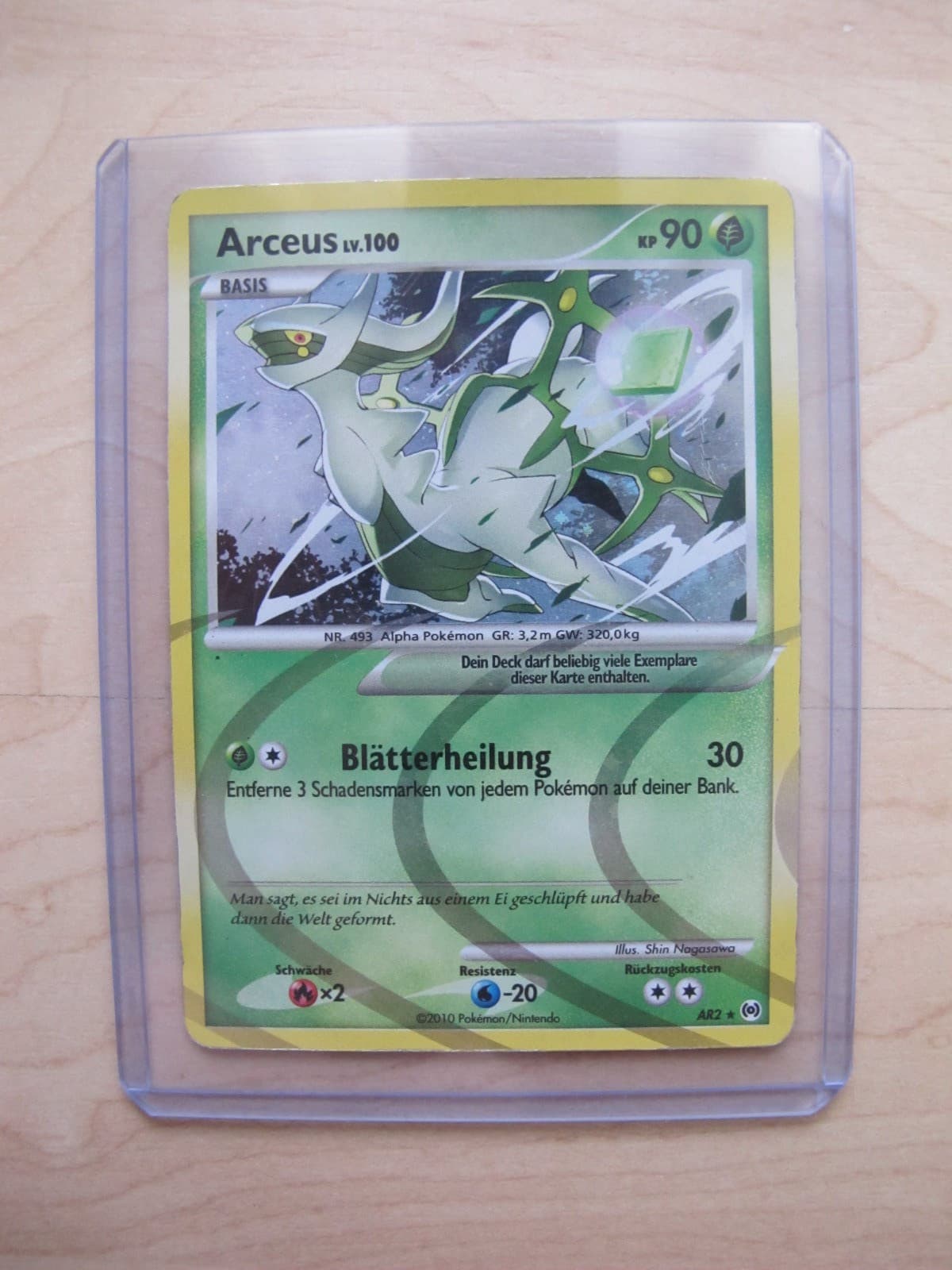 Pokèmonkarte Arceus AR2 Arceus Holo Rare