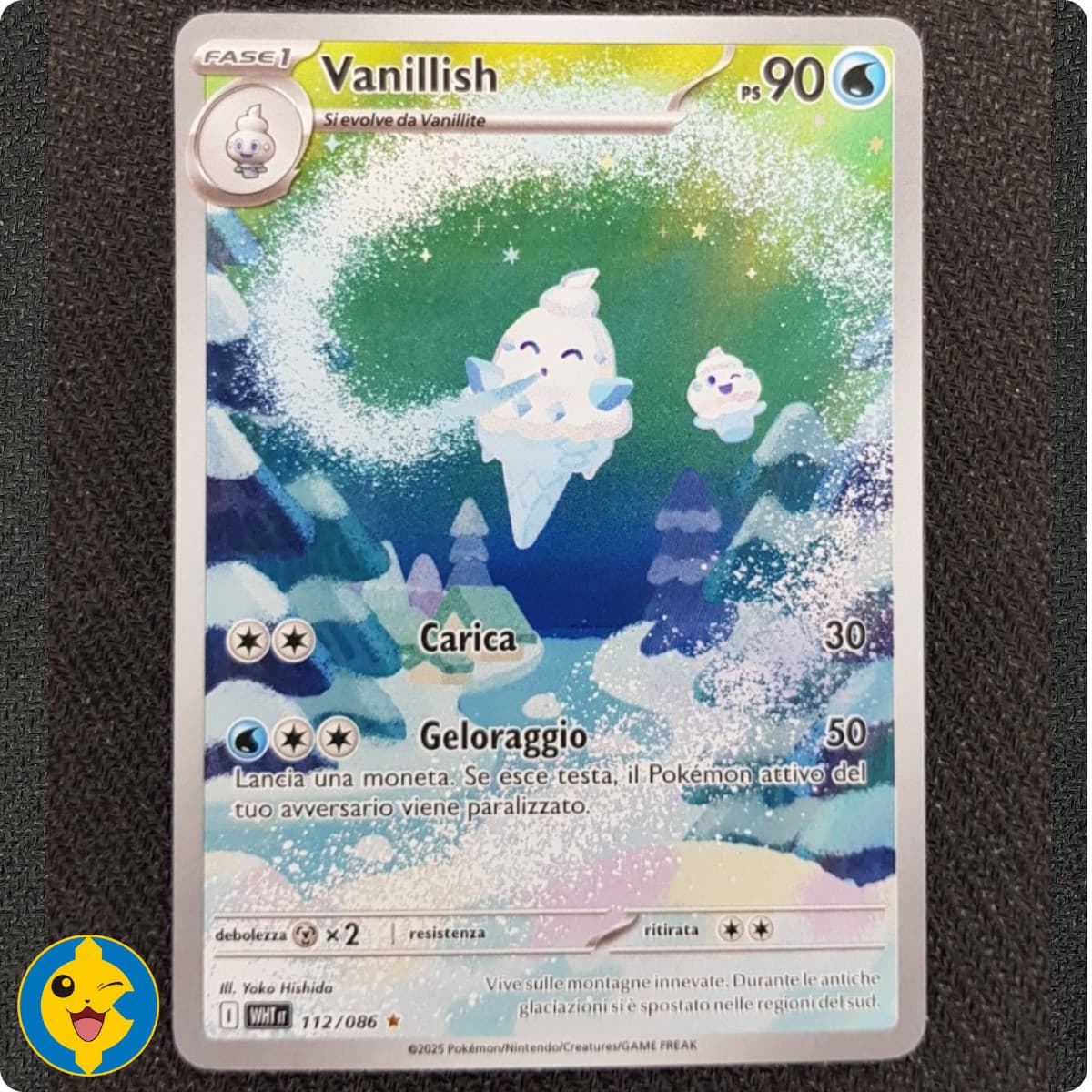 VANILLISH 112/086 - WHT Pokemon Fuoco Bianco - ITALIANO - NEAR MINT