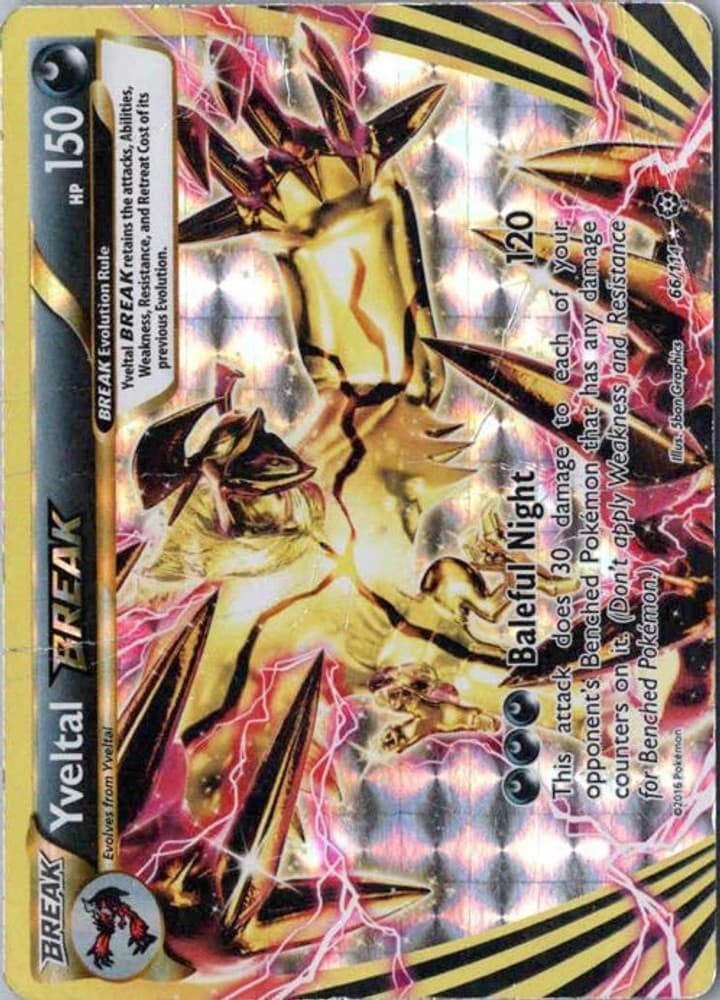 Yveltal BRK Evolution 66/114 Holofoil XY - Steam Siege - DM