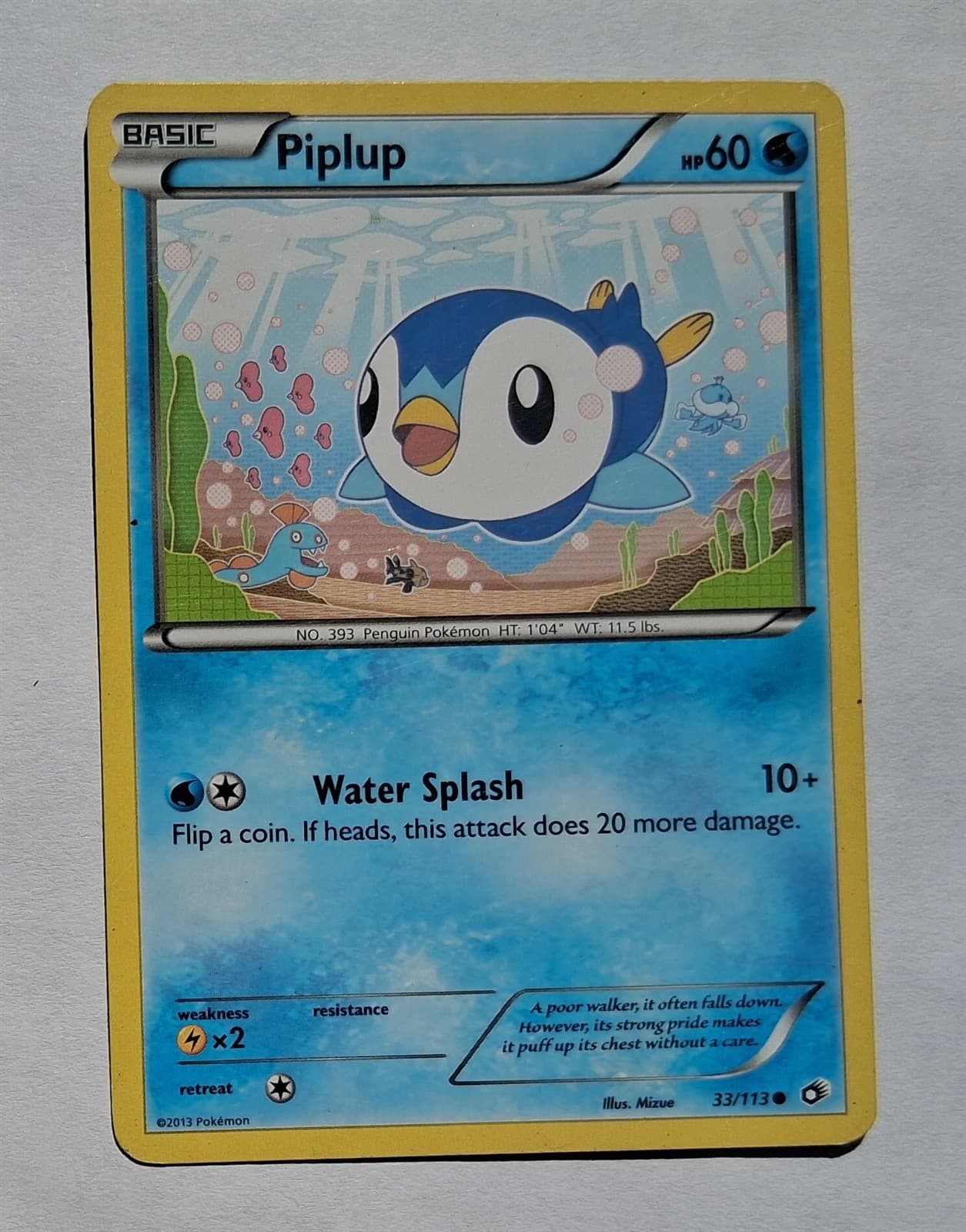 Pokemon - Piplup - Legendary Treasures 33/113 - Common - HP