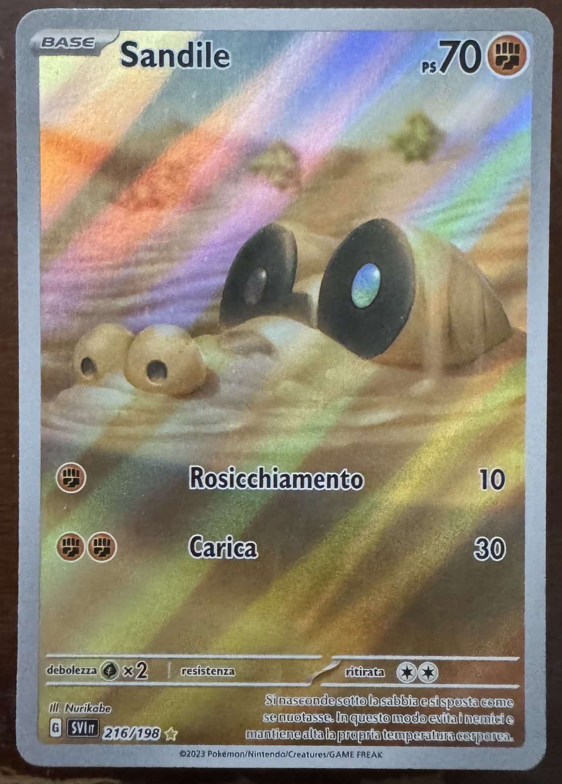 Sandile 216/198 scarlatto e violetto ITA GD
