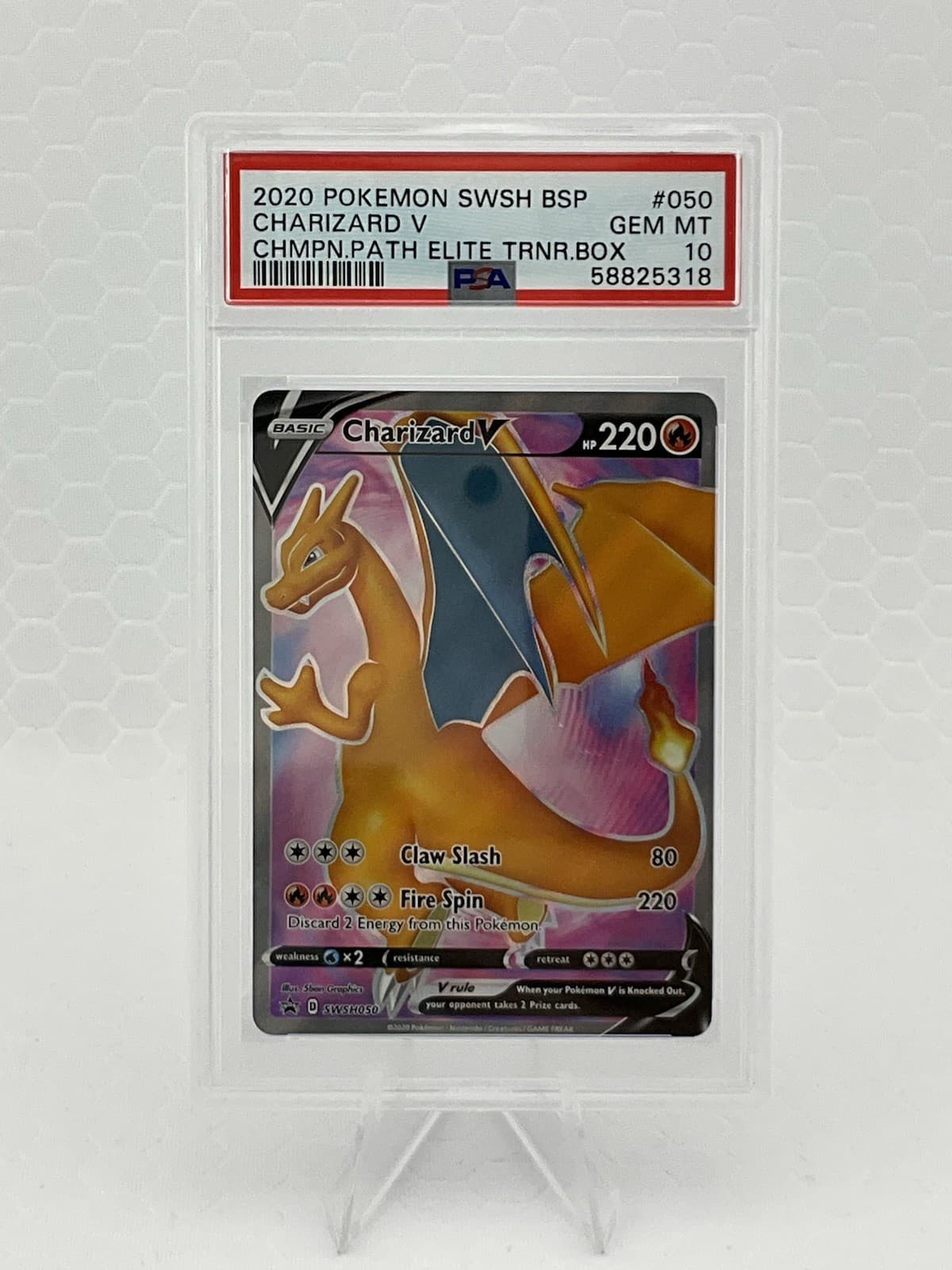 Charizard V SWSH050 SWSH: Sword & Shield Promo Cards Holo PSA 10