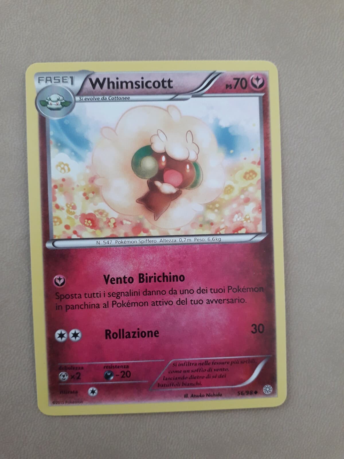 Pokemon Whimsicott 56/98 XY Antiche Origini Italiano
