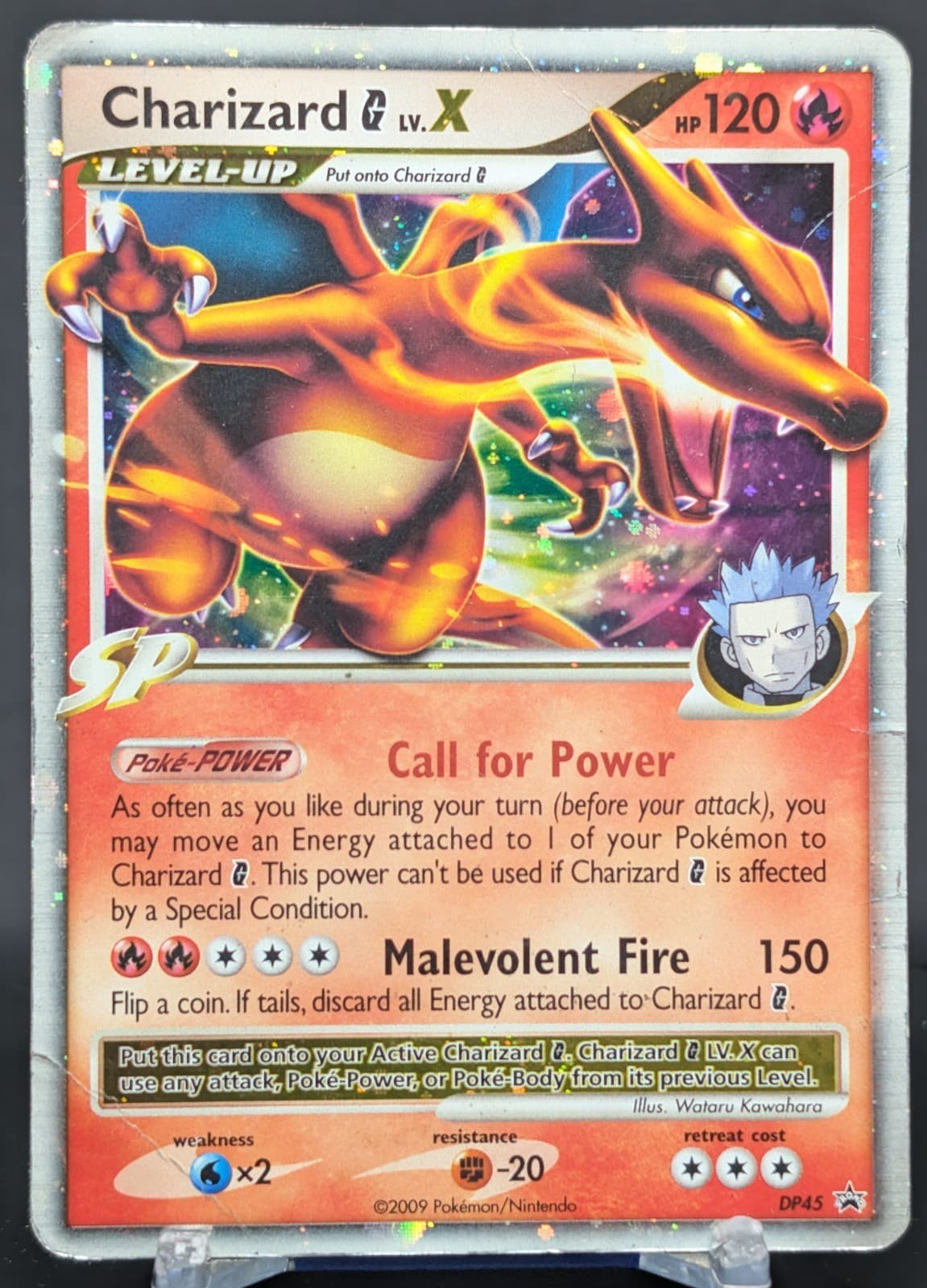 Pokemon Charizard G LV.X #DP45 Black Star Promo Cosmos Holo