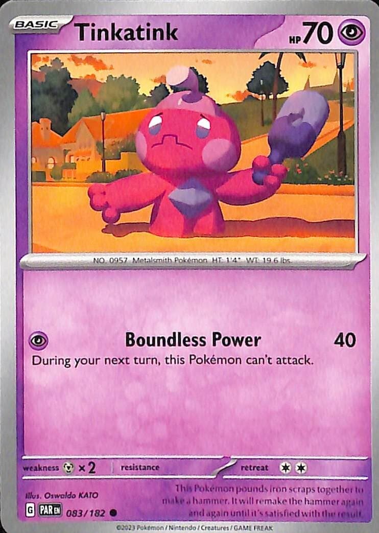 Tinkatink 83/182 Pokémon TCG Paradox Rift