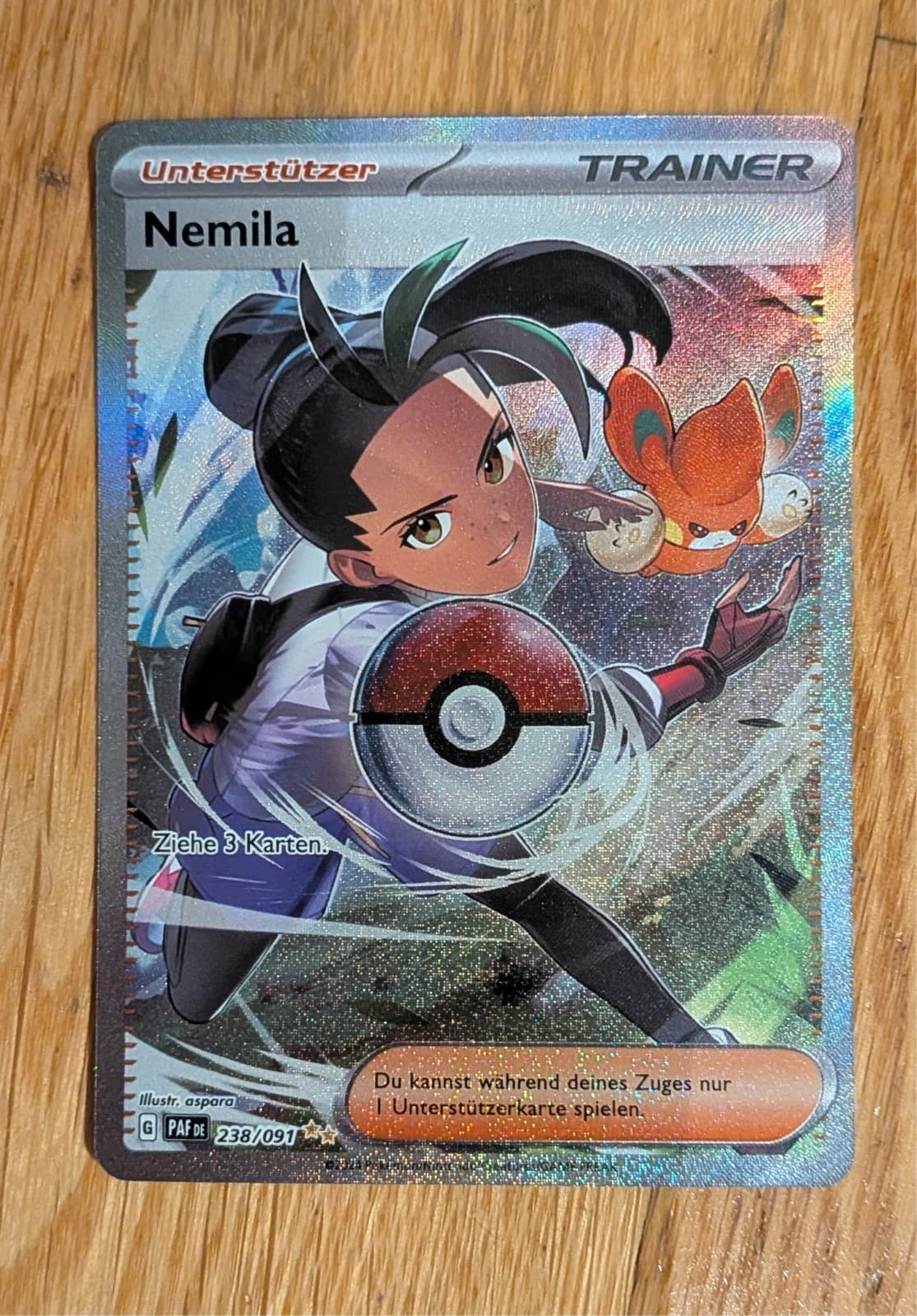 Pokémon Karte - Nemila 238/091 SIR (Special Illustration Rare) - [Near Mint]