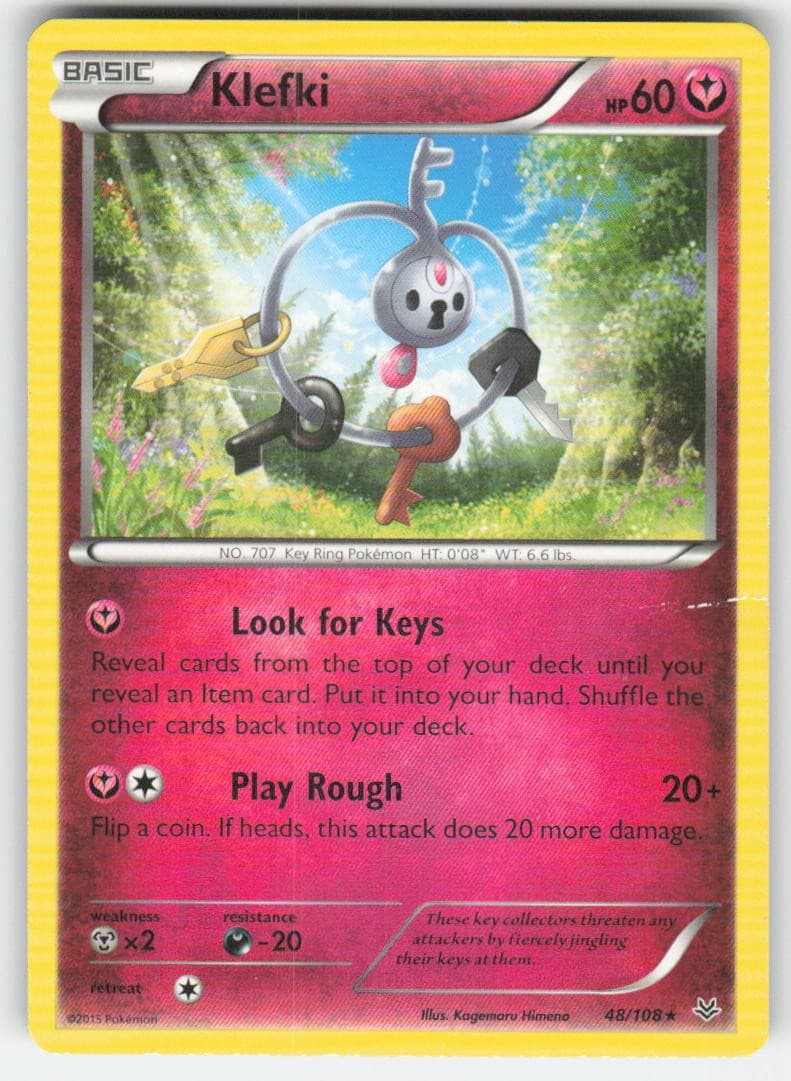Klefki 48/108 XY - Roaring Skies Pokemon TCG DM