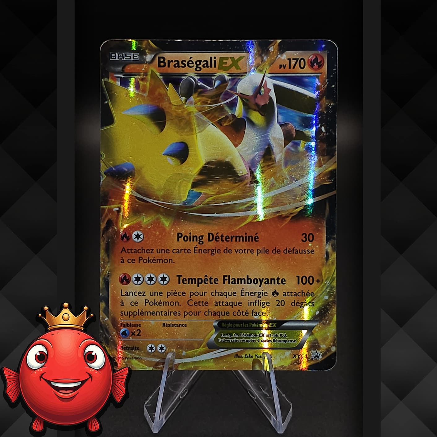 Carte Pokémon : Braségali EX XY54 - XY Promo - MP - FR