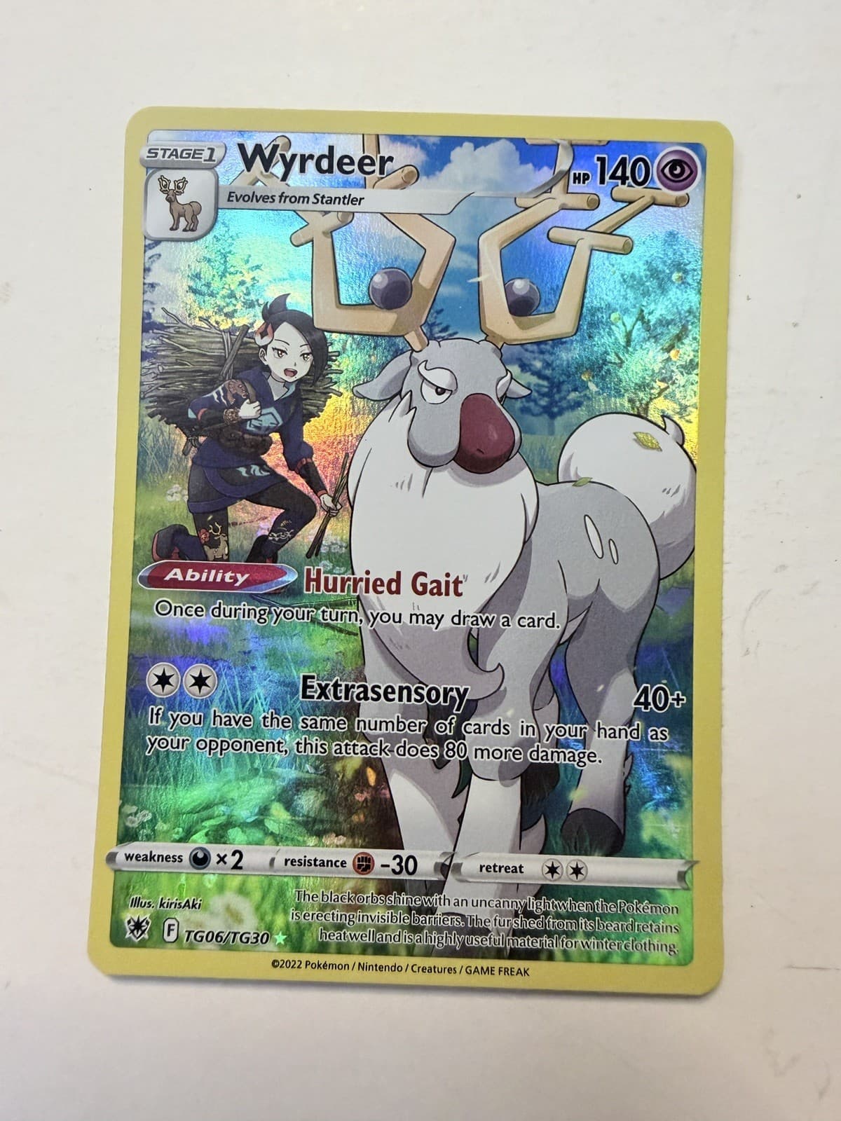 Wyrdeer TG06/TG30 Trainer Gallery Holo Pokemon Astral Radiance