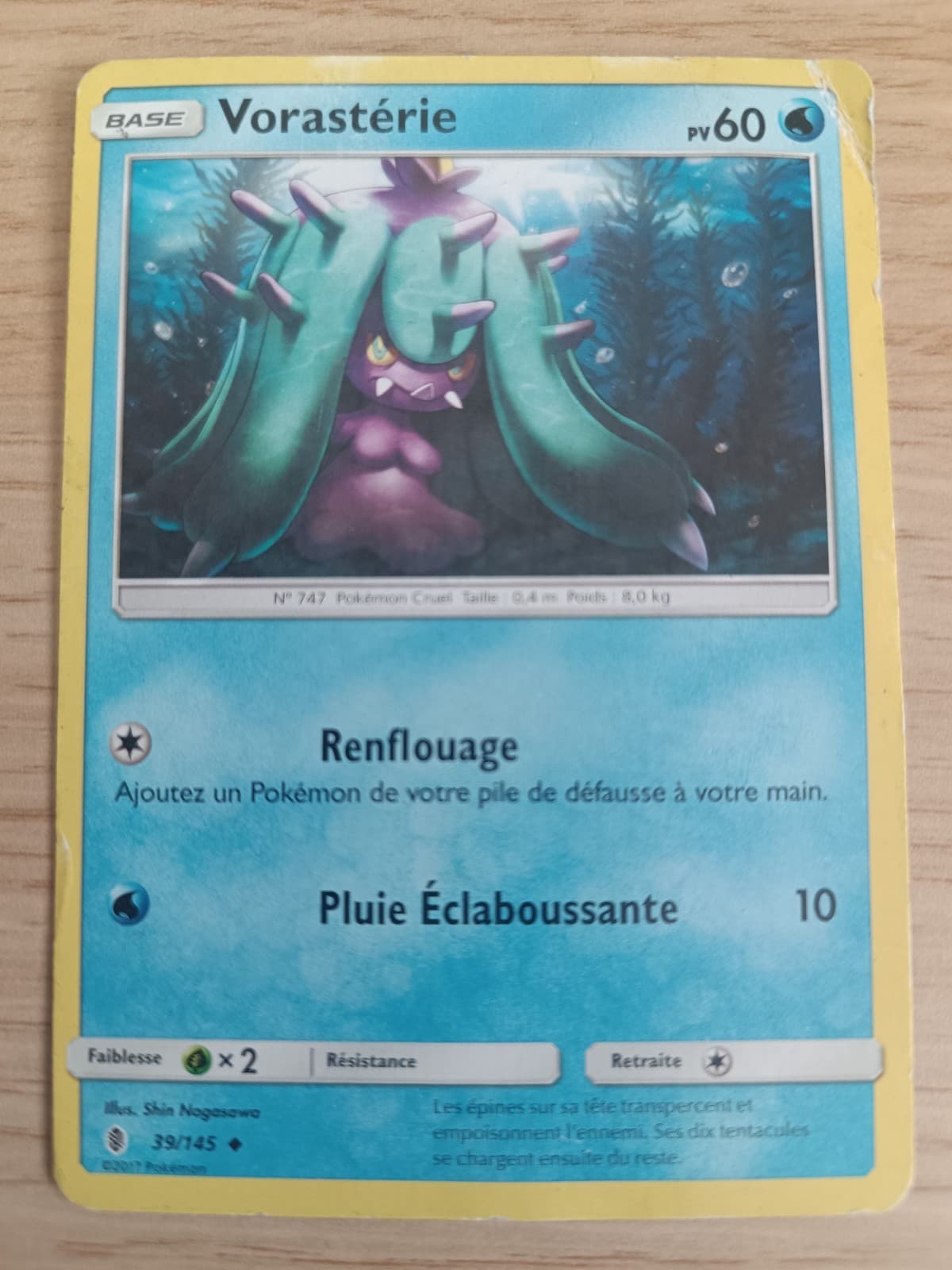 Pokemon vorasterie 39/145 SL2 Soleil Lune 2 Gardiens Ascendants VF Française