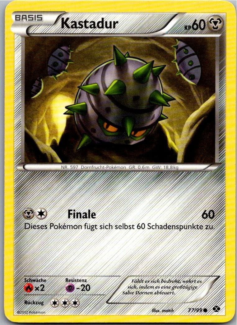 Pokemon Kastadur 77/99 Kommende Schicksale Deutsch