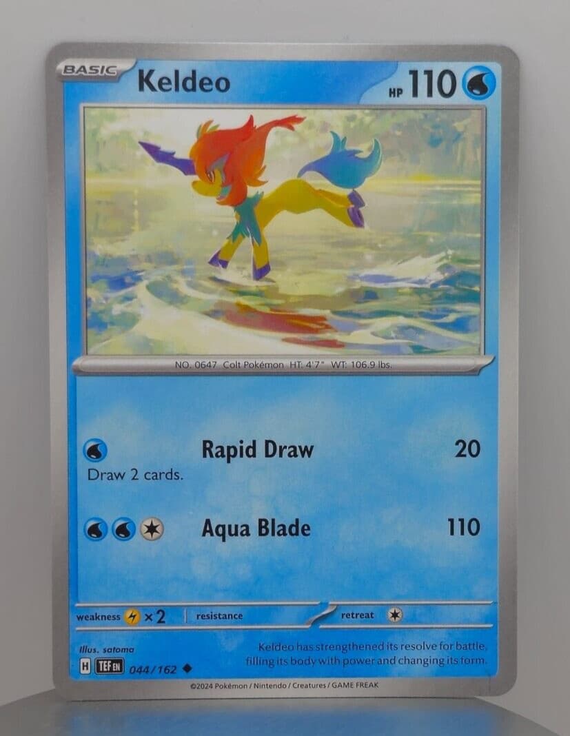 Keldeo - TEF - SV05: Temporal Forces - 44/162 - Pokemon