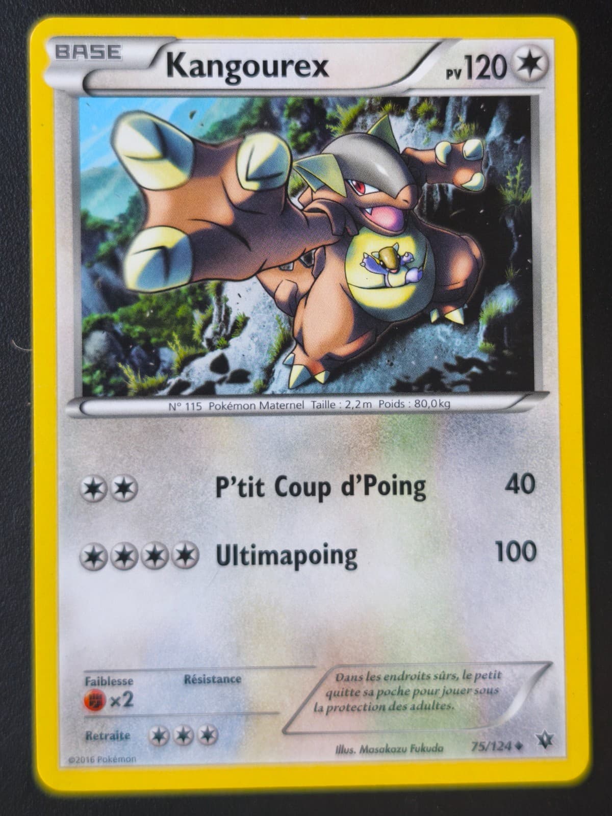 Carte Pokémon Kangourex 75/124 XY XY10 Impact Des Destins FR NEUVE