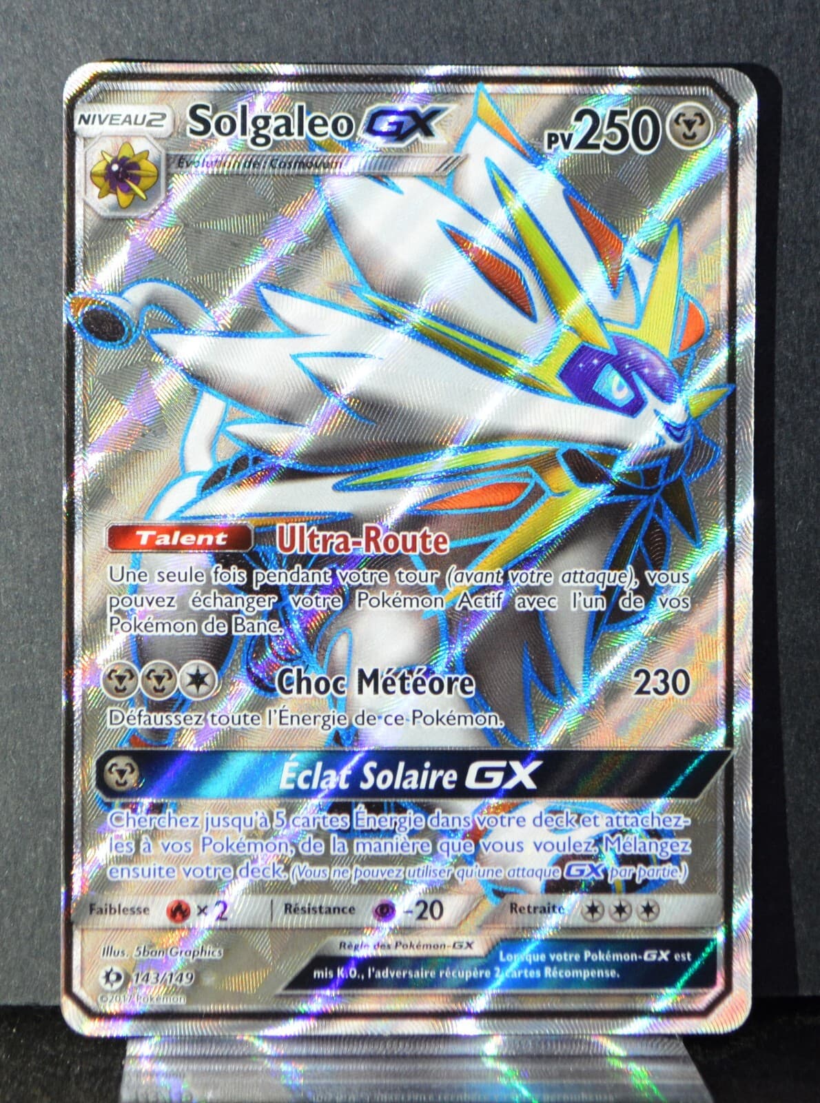 Carte Pokémon Solgaleo GX 143/149