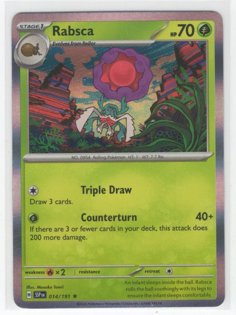 #14 2024 Surging Sparks Rabsca Holo