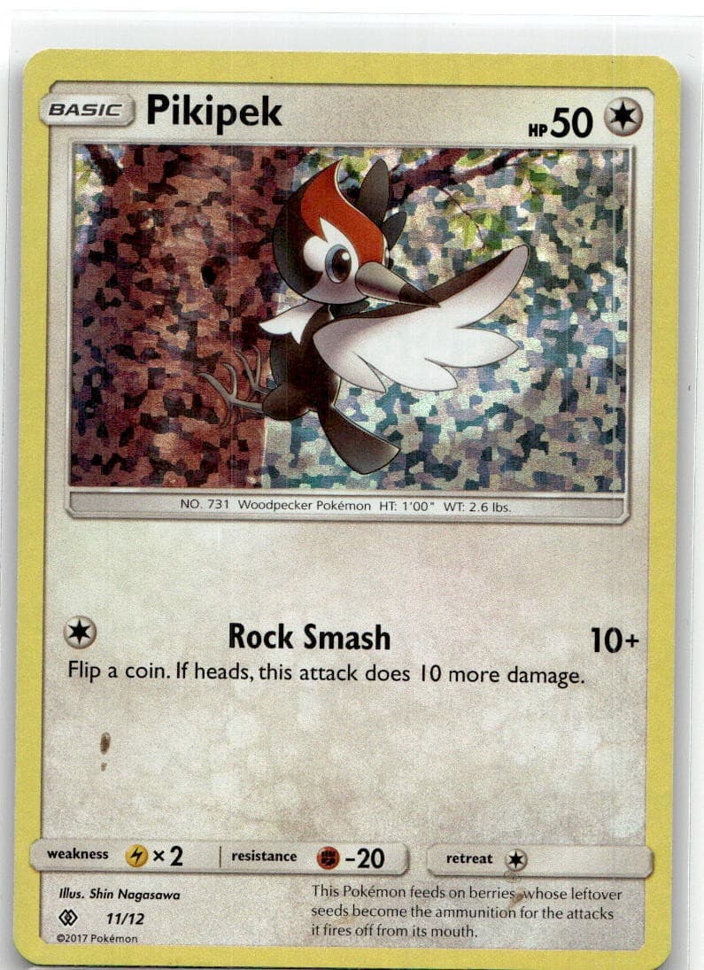 Pokemon Pikipek - 11/12 - McDonald's Promos 2017 - Holofoil MP