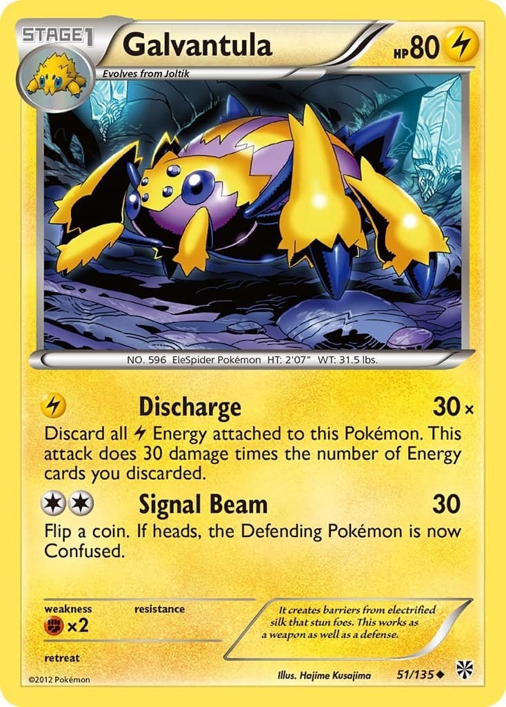Galvantula Normal Plasma Storm 51/135 HP