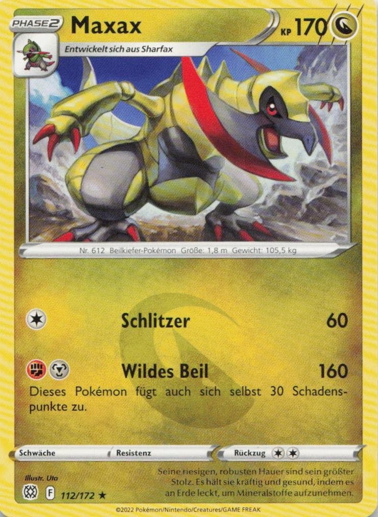 Pokémon Maxax Strahlende Sterne #112 NM DE