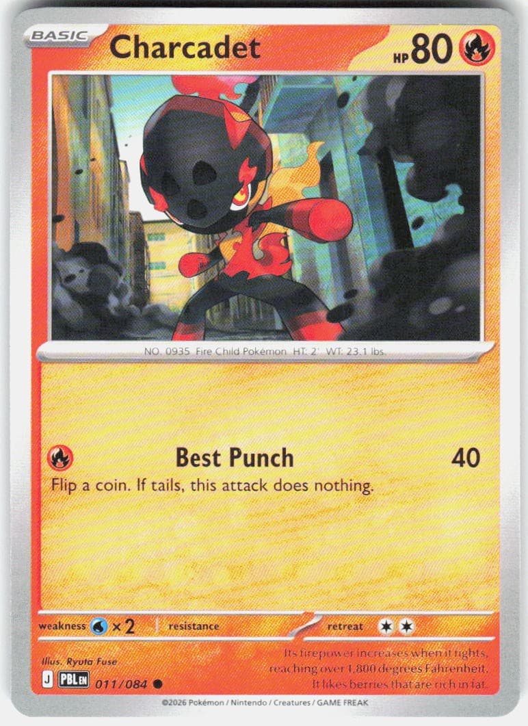 Pokemon Pitch Black Charcadet 011/084] NM 1-11