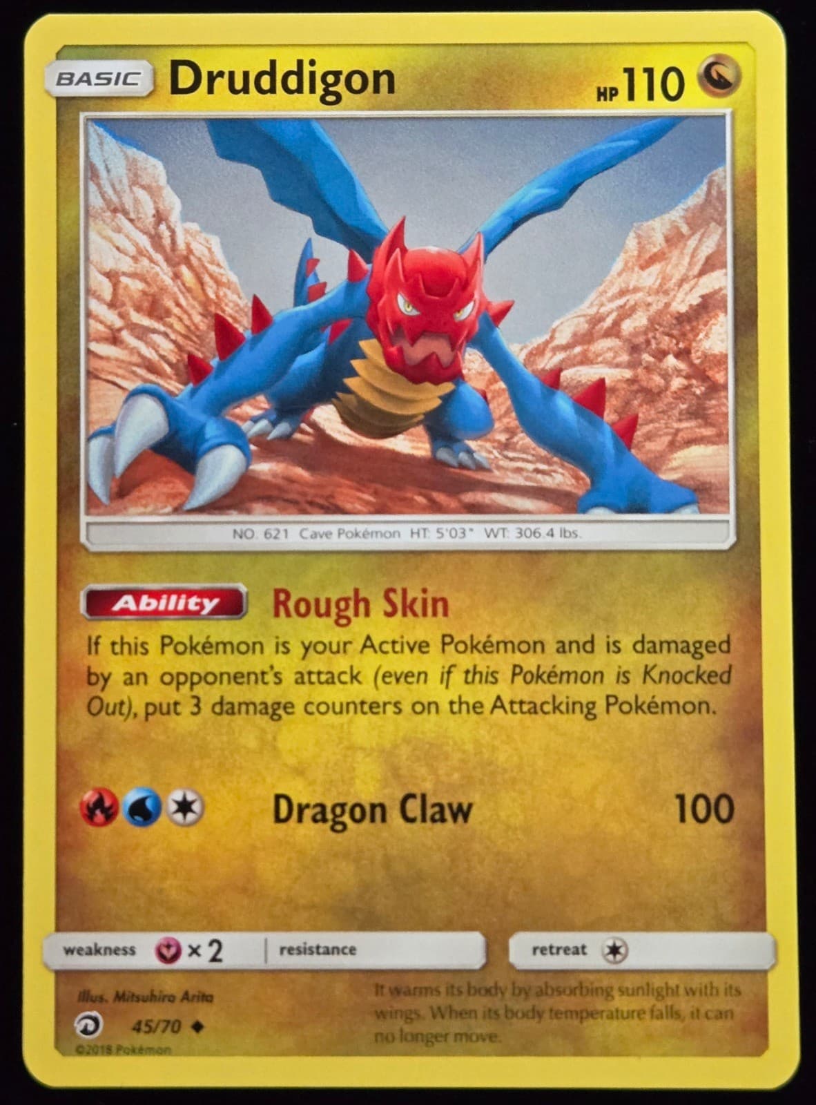 Pokemon TCG: Dragon Majesty - Druddigon (45/70) Uncommon LP