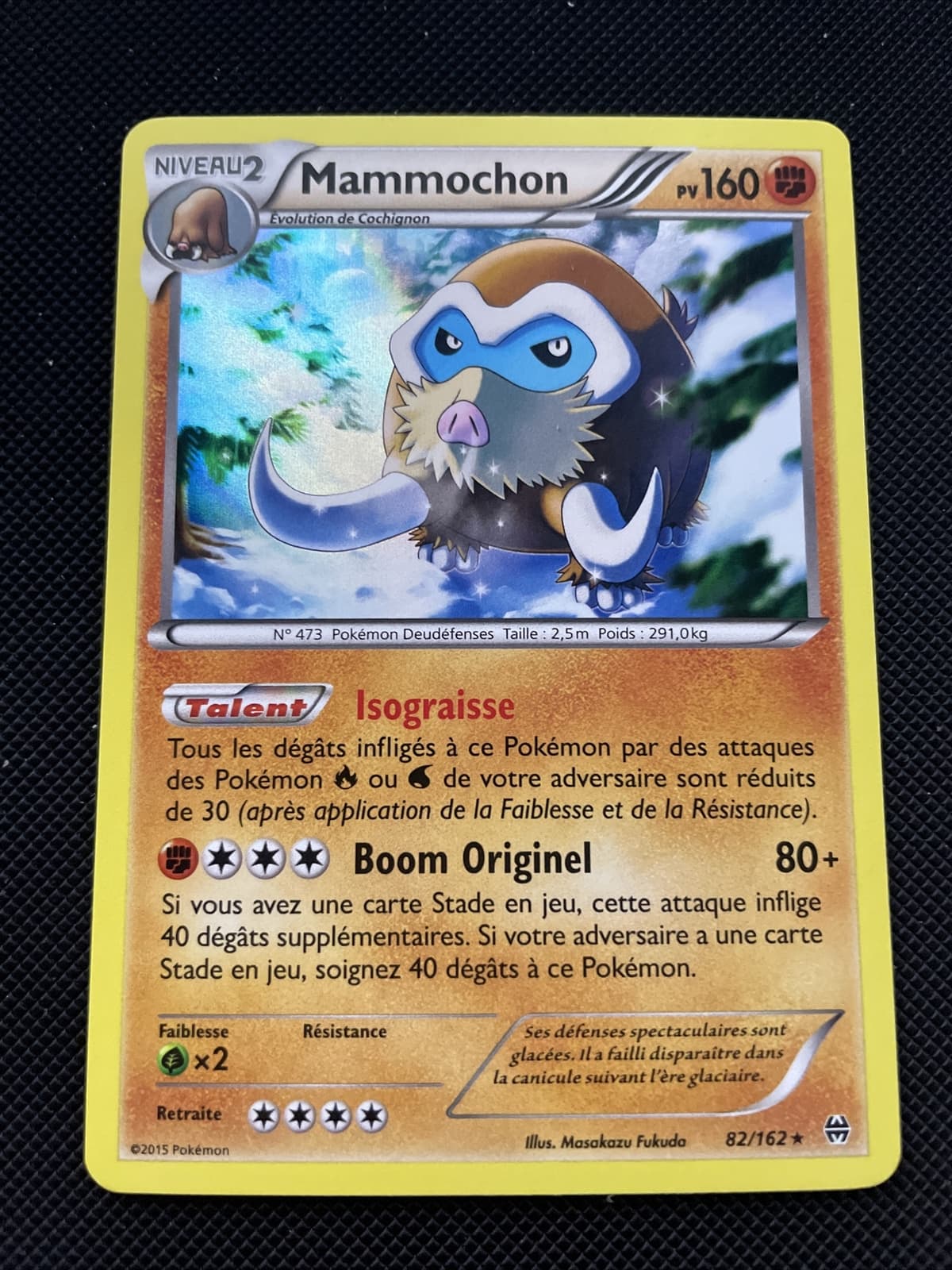 MAMMOCHON HOLO - POKEMON 82/162 XY 8 IMPULSION TURBO NEUF FR