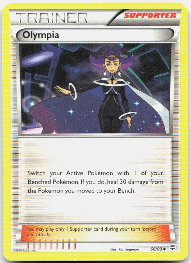 Olympia 66/83 Uncommon Generations Pokemon Moderately Played