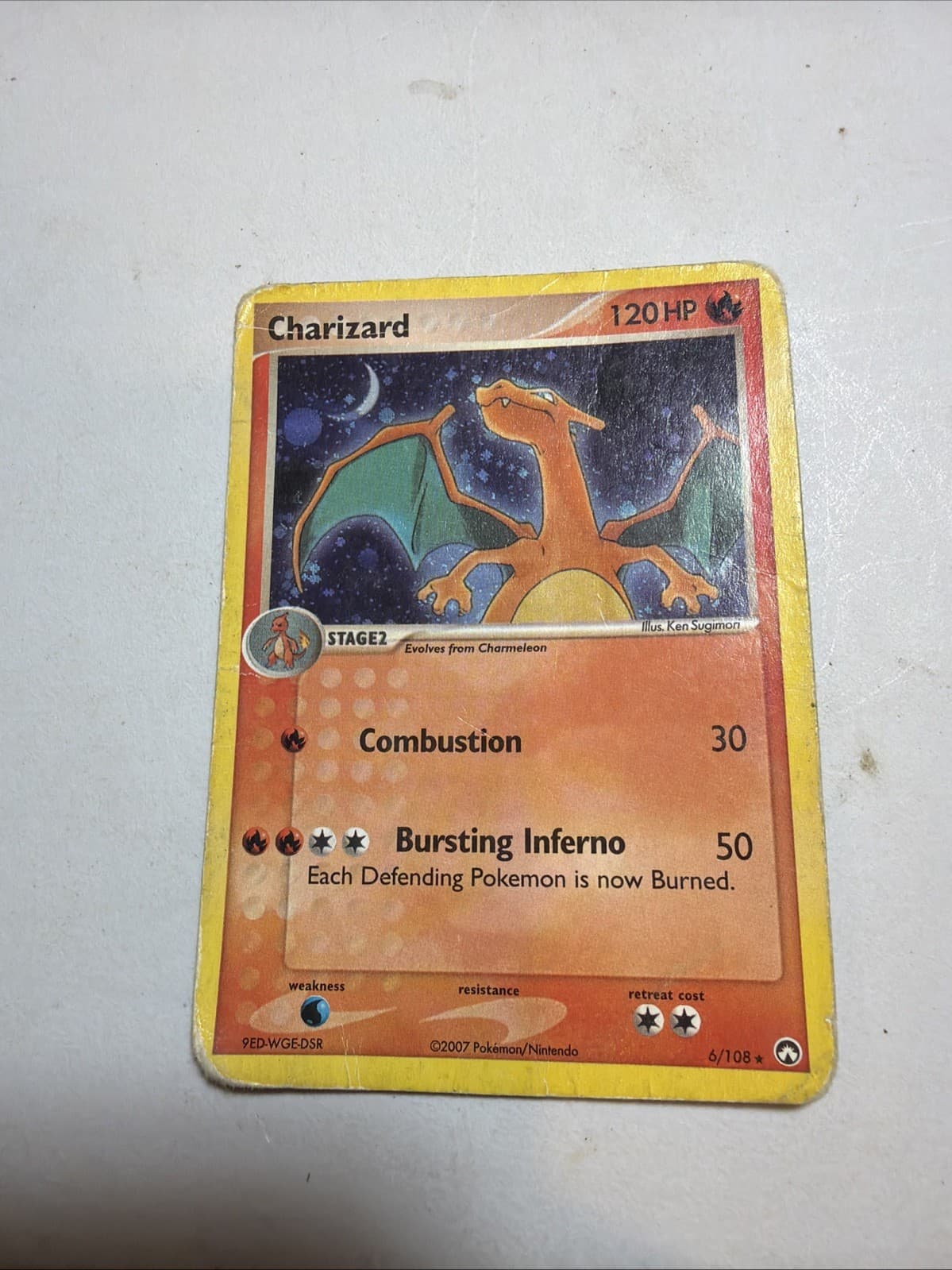 Charizard Holo 6/108 EX Power Keepers 2007 Pokemon Card