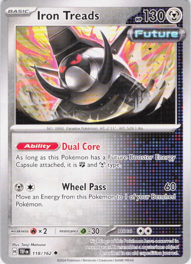 Iron Treads Temporal Forces 118/162 Normal Pokemon TCG NM