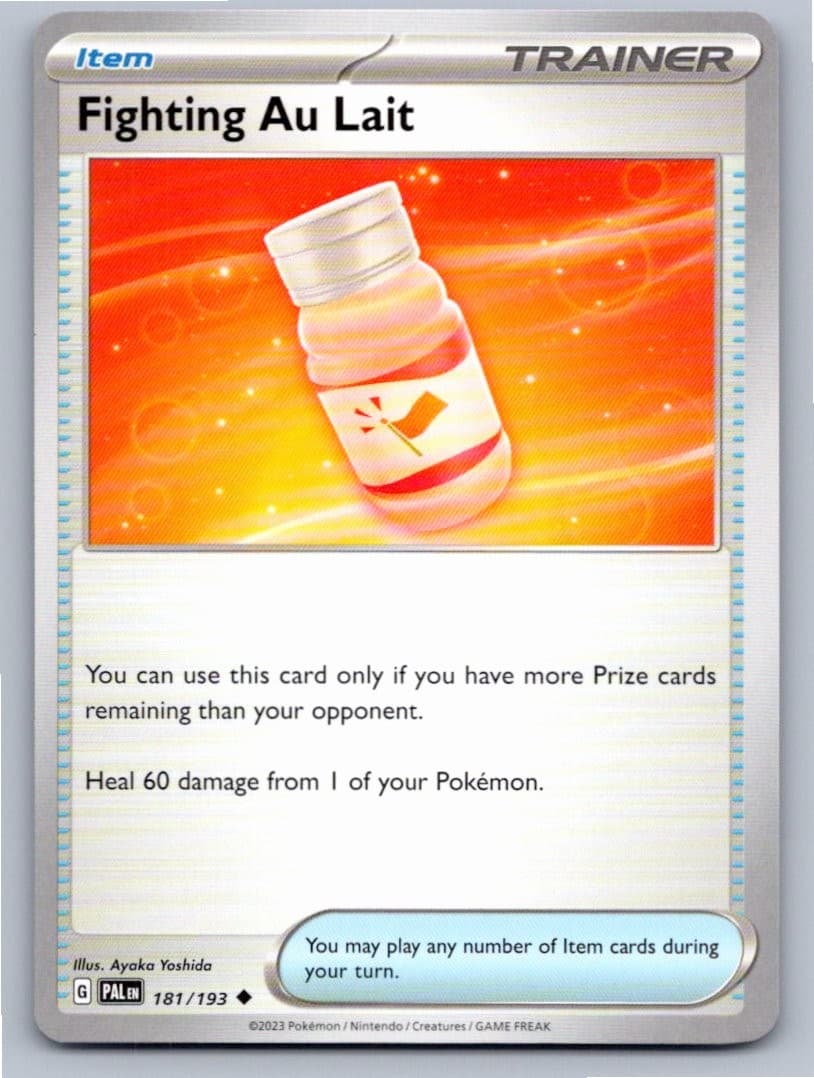 2023 POKEMON FIGHTING AU LAIT PALDEA EVOLVED 181/193 UNCOMMON NM A38462 FREE S&H