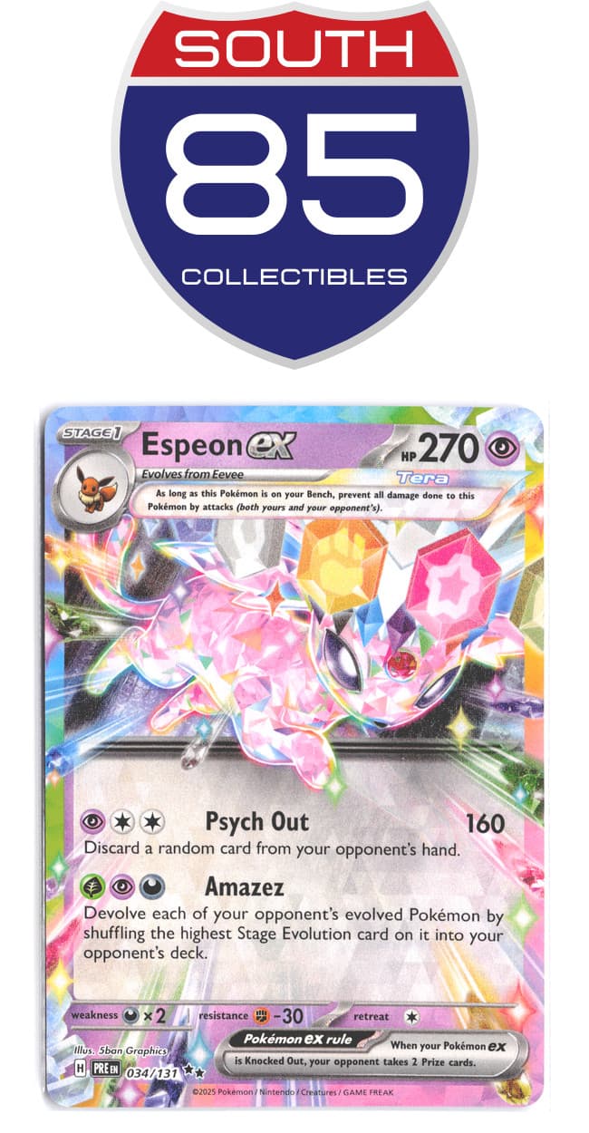 Espeon ex 34/131 Prismatic Evolutions Double Rare Pokemon TCG